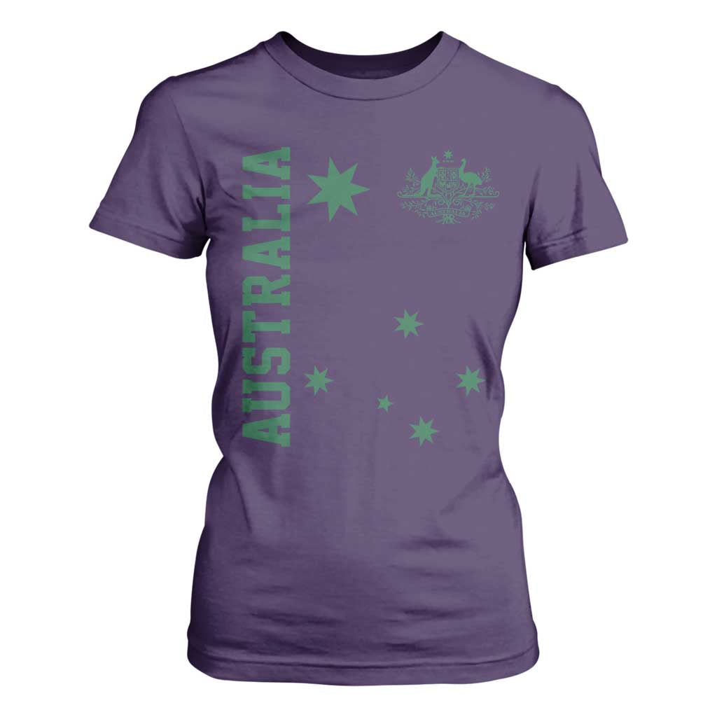 Australia Vintage Federation Star Aussie Coat of Arms T Shirt For Women