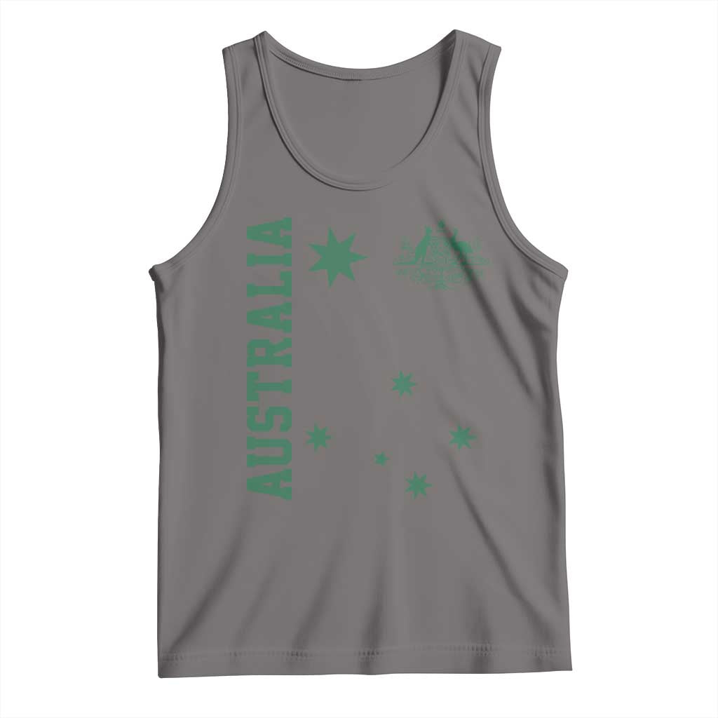 Australia Vintage Federation Star Aussie Coat of Arms Tank Top