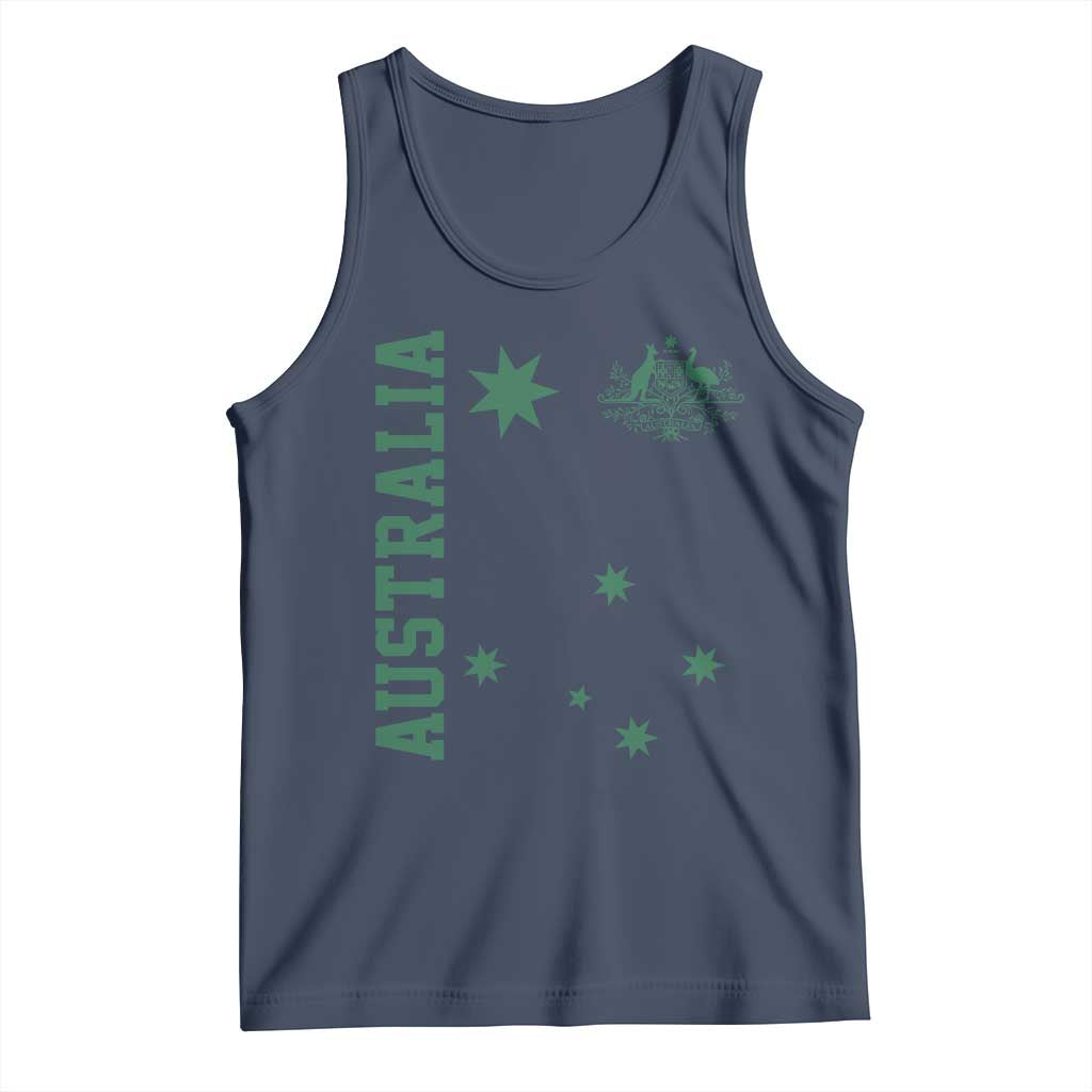 Australia Vintage Federation Star Aussie Coat of Arms Tank Top