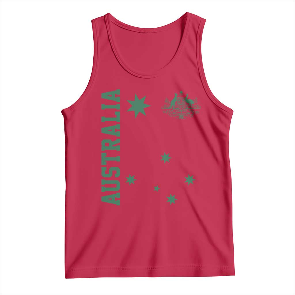 Australia Vintage Federation Star Aussie Coat of Arms Tank Top