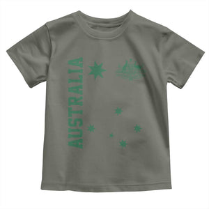 Australia Vintage Federation Star Aussie Coat of Arms Toddler T Shirt