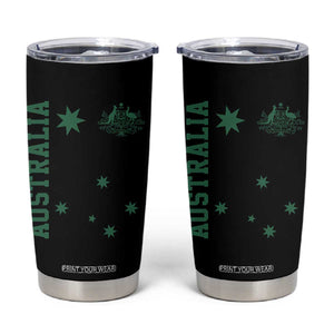 Australia Vintage Federation Star Aussie Coat of Arms Tumbler Cup