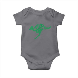 Crikey Australian Kangaroo Oz Slang Australia Baby Onesie TS11 Charcoal Print Your Wear