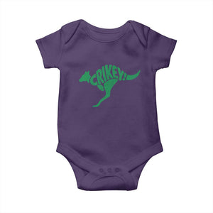 Crikey Australian Kangaroo Oz Slang Australia Baby Onesie TS11 Purple Print Your Wear