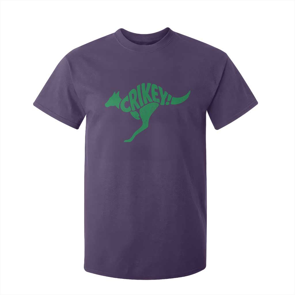 Crikey Australian Kangaroo Oz Slang Australia T Shirt For Kid TS11 Purple Print Your Wear