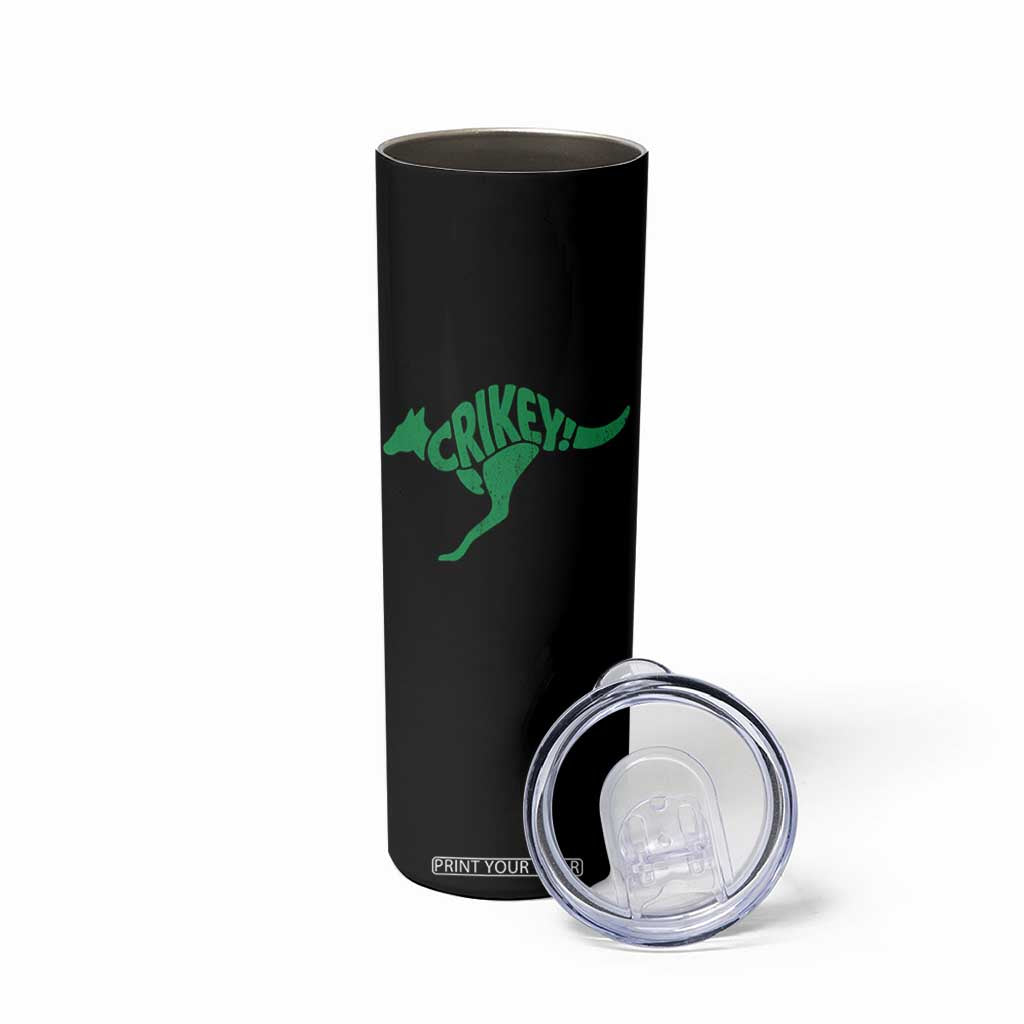 Crikey Australian Kangaroo Oz Slang Australia Skinny Tumbler TS11 Print Your Wear