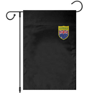 Australia Football Crest Australian Flag Pride Sporty Athletic Jersey Garden Flag TS11 Black Print Your Wear