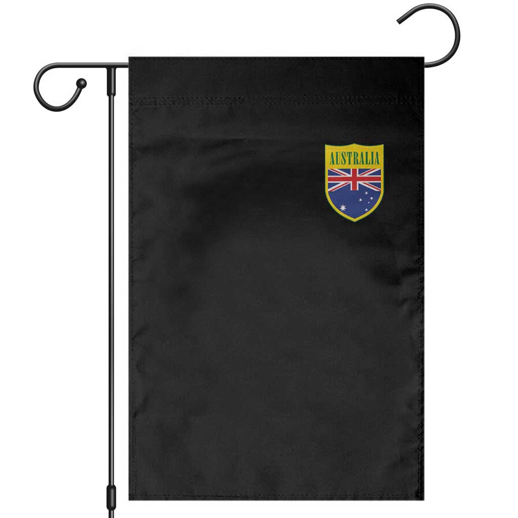 Australia Football Crest Australian Flag Pride Sporty Athletic Jersey Garden Flag TS11 Black Print Your Wear