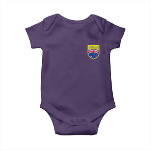 Australia Football Crest Australian Flag Pride Sporty Athletic Jersey Baby Onesie TS11 Purple Print Your Wear