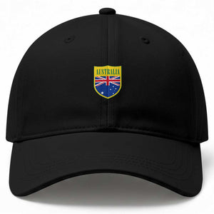 Australia Football Crest Australian Flag Pride Sporty Athletic Jersey Baseball Cap TS11 Print Your Wear