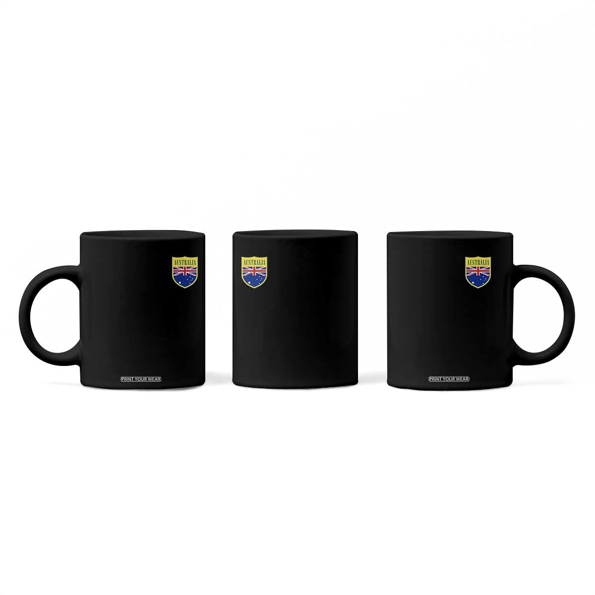 Australia Football Crest Australian Flag Pride Sporty Athletic Jersey Coffee Mug TS11 Print Your Wear