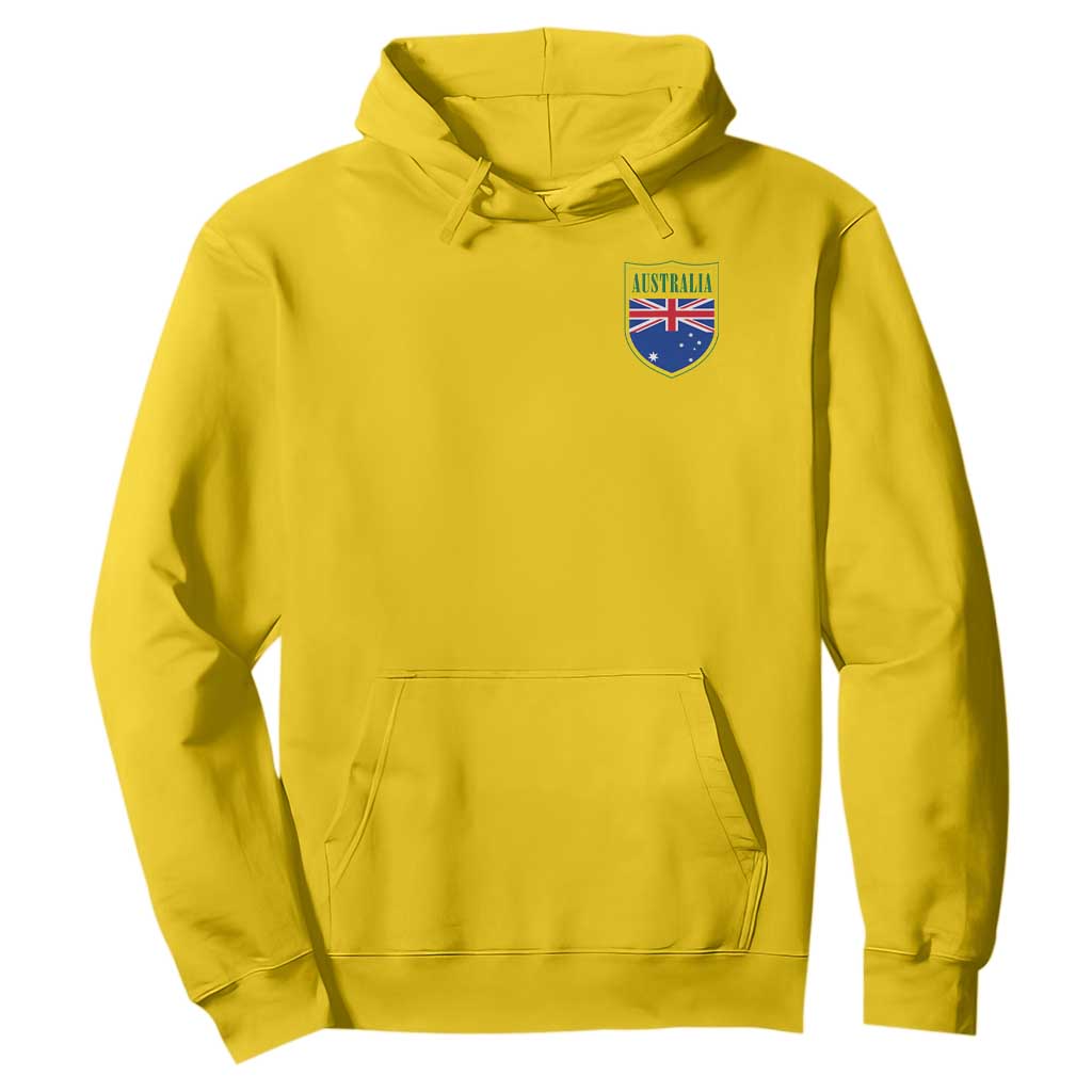 Australia Football Crest Australian Flag Pride Sporty Athletic Jersey Hoodie TS11 Daisy Print Your Wear