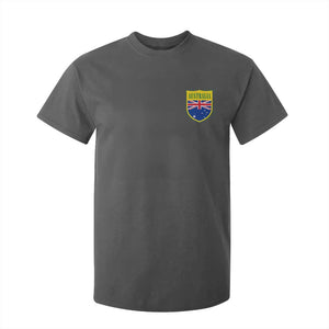 Australia Football Crest Australian Flag Pride Sporty Athletic Jersey T Shirt For Kid TS11 Dark Heather Print Your Wear