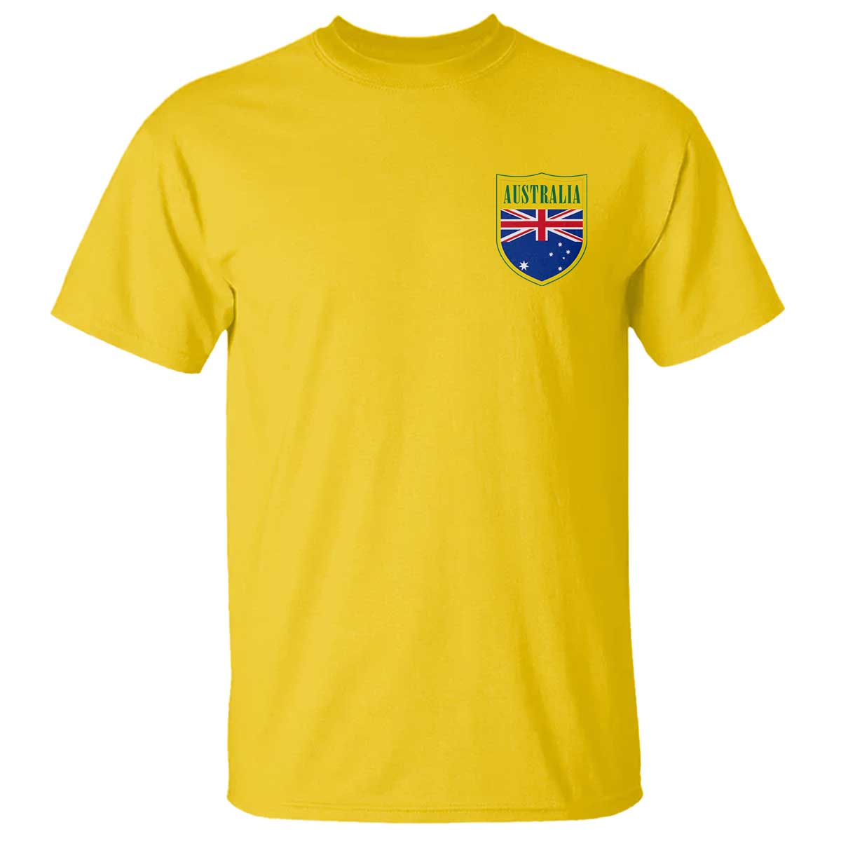 Australia Football Crest Australian Flag Pride Sporty Athletic Jersey T Shirt TS11 Daisy Print Your Wear