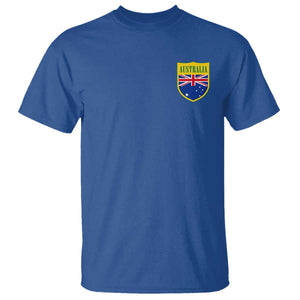 Australia Football Crest Australian Flag Pride Sporty Athletic Jersey T Shirt TS11 Royal Blue Print Your Wear
