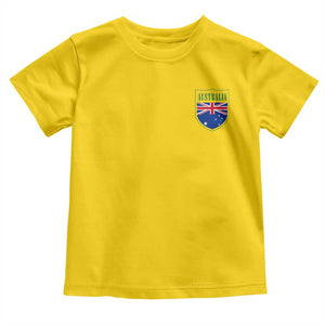 Australia Football Crest Australian Flag Pride Sporty Athletic Jersey Toddler T Shirt TS11 Daisy Print Your Wear