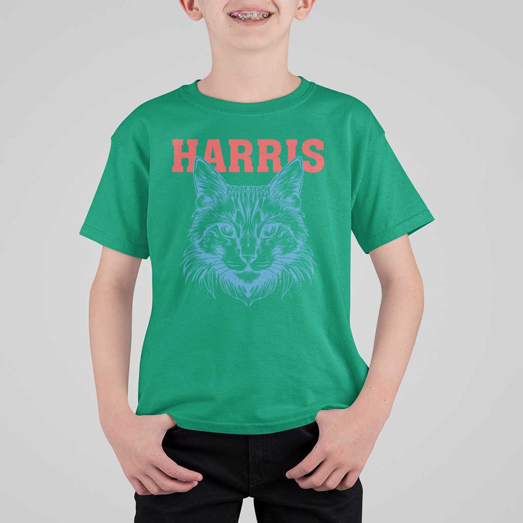 Childless Cat Lady T Shirt For Kid Harris For President 2024 TS11 Irish Green Print Your Wear