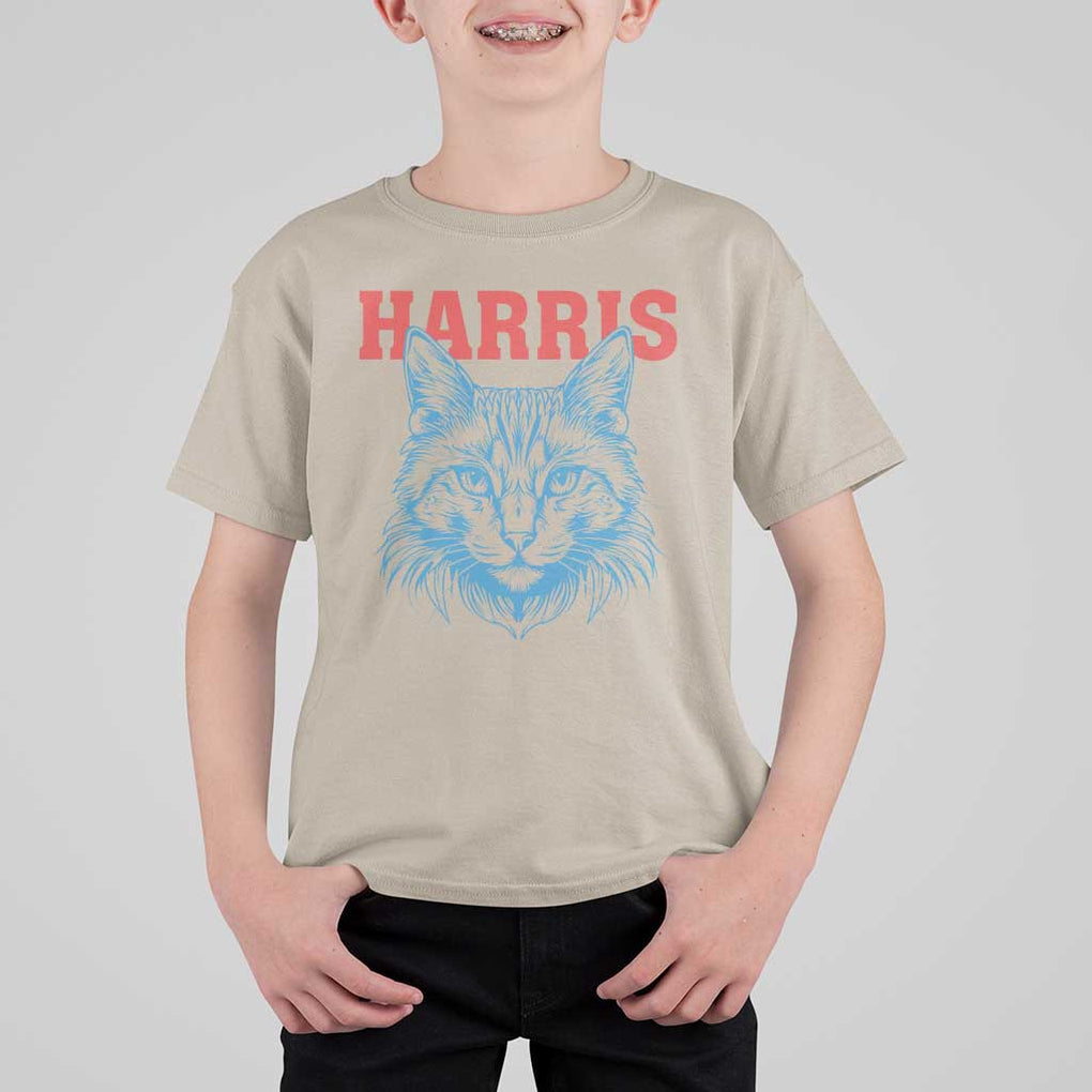 Childless Cat Lady T Shirt For Kid Harris For President 2024 TS11 Sand Print Your Wear