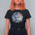 Boaters for Trump 2024 T Shirt For Women Boat American Flag Ocean Wave TS11 Black Print Your Wear