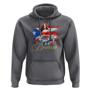 Puerto Rico Hoodie Boricua Hispanic Heritage Month Bomba Dancer TS11 Charcoal Print Your Wear