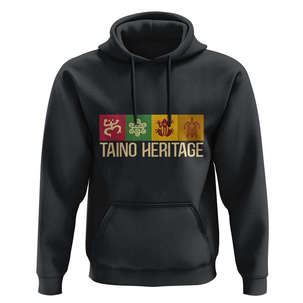 Taino Heritage Hoodie Puerto Rico Indigenous Carribbean Culture TS11 Black Print Your Wear