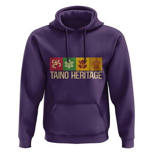 Taino Heritage Hoodie Puerto Rico Indigenous Carribbean Culture TS11 Purple Print Your Wear