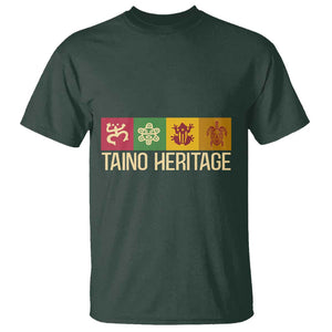 Taino Heritage T Shirt Puerto Rico Indigenous Carribbean Culture TS11 Dark Forest Green Print Your Wear