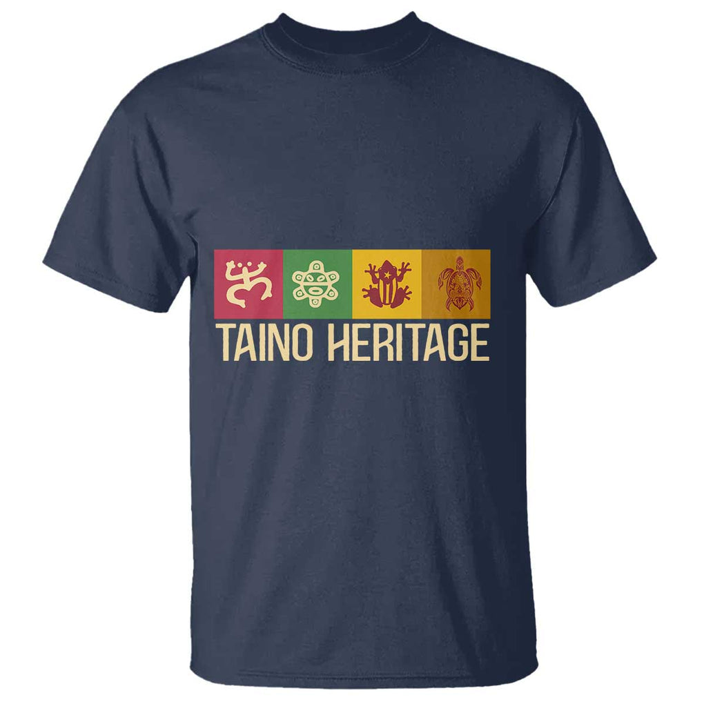 Taino Heritage T Shirt Puerto Rico Indigenous Carribbean Culture TS11 Navy Print Your Wear
