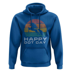 Happy Dot Day Hoodie Unicorn Retro Polka Dot Mythical Creatures TS11 Royal Blue Print Your Wear