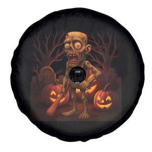 Funny Halloween Zombie Tung Tung Sahur Spare Tire Cover Italian Brainrot Meme TS11 Print Your Wear