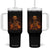 Funny Halloween Zombie Tung Tung Sahur Tumbler With Handle Italian Brainrot Meme TS11 One Size: 40 oz Black Print Your Wear