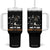 Funny Spooky And Feral Raccon Halloween Tumbler With Handle Racoon Lover TS11 One Size: 40 oz Black Print Your Wear