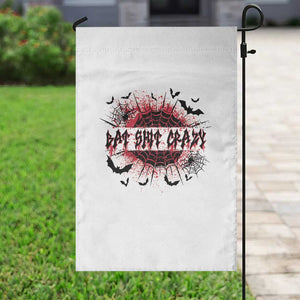 Funny Halloween Bat Shit Crazy Garden Flag Horror Spider Web TS11 Print Your Wear