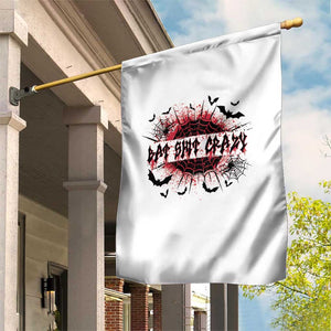 Funny Halloween Bat Shit Crazy Garden Flag Horror Spider Web TS11 Print Your Wear