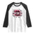 Funny Halloween Bat Shit Crazy Raglan Shirt Horror Spider Web TS11 White Black Print Your Wear