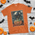 Funny Spooky Black Cat Eating Ramen Kawaii Japanese Halloween T Shirt TS11 Orange Print Your Wear