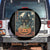 Funny Spooky Black Cat Eating Ramen Kawaii Japanese Halloween Spare Tire Cover TS11 No hole Black Print Your Wear