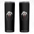 Funny Scary Face Ghost Hand Heart Sign Halloween Skinny Tumbler TS11 Black Print Your Wear