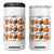 Tis The Season Fall Thanksgiving 4 in 1 Can Cooler Tumbler American Football Pumpkin TS11 One Size: 16 oz White Print Your Wear