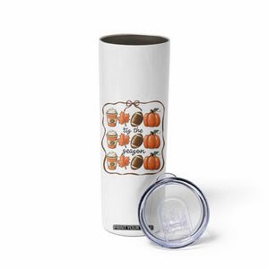 Tis The Season Fall Thanksgiving Skinny Tumbler American Football Pumpkin TS11 Print Your Wear