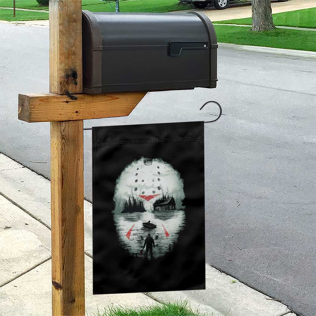 Halloween Jason Hockey Mask Friday 13th Slasher Garden Flag TS11 Print Your Wear