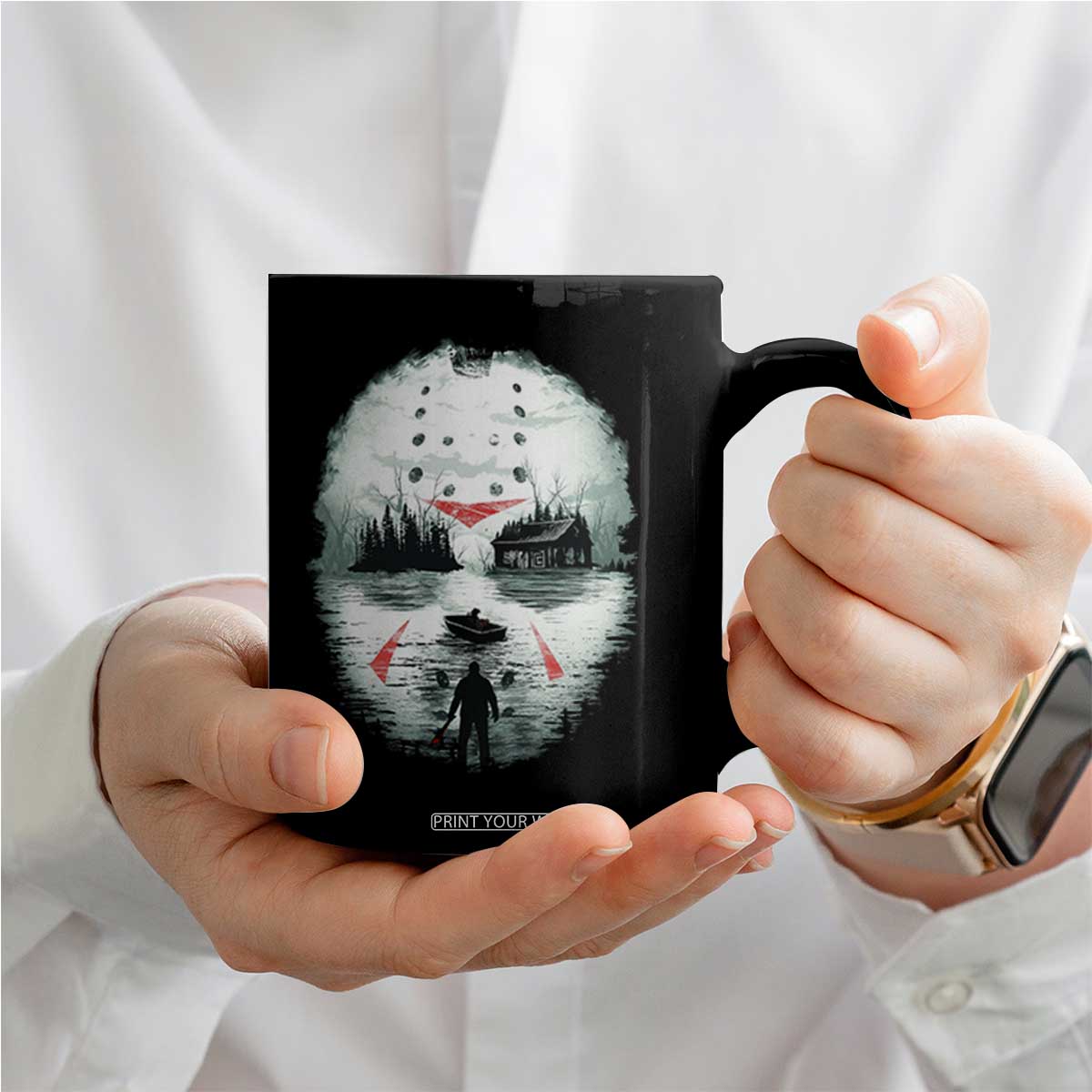 Halloween Jason Hockey Mask Friday 13th Slasher Coffee Mug TS11 Print Your Wear
