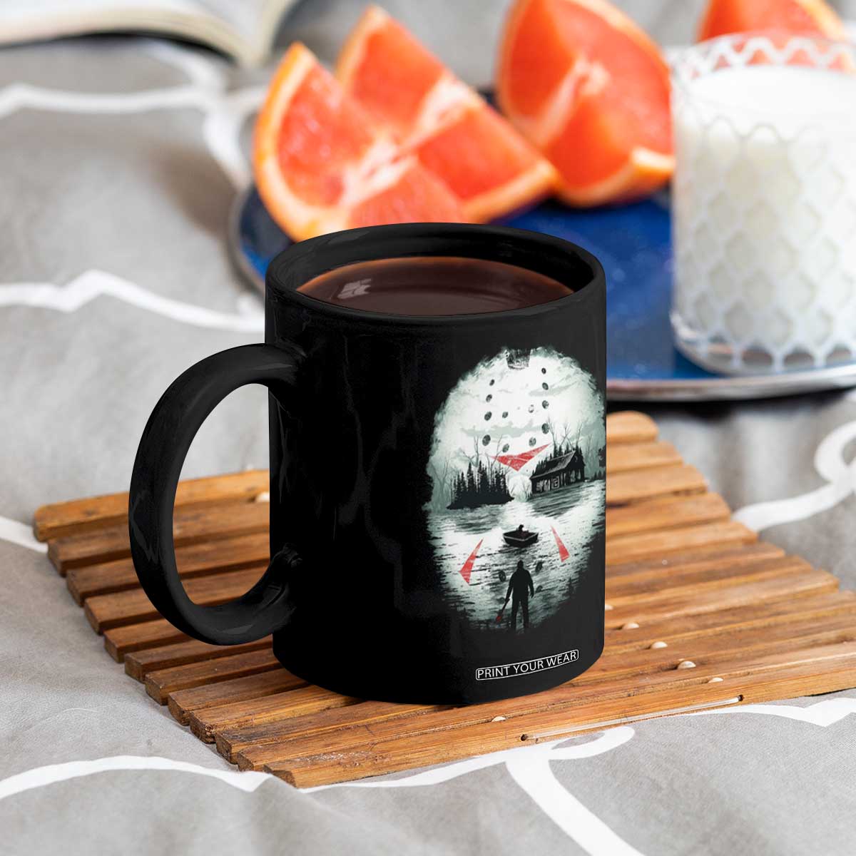 Halloween Jason Hockey Mask Friday 13th Slasher Coffee Mug TS11 Print Your Wear