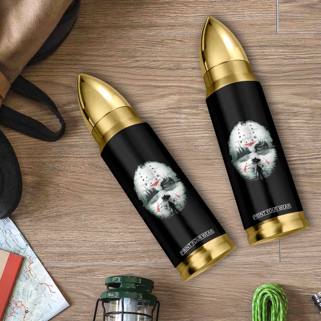 Halloween Jason Hockey Mask Friday 13th Slasher Bullet Tumbler TS11 Print Your Wear