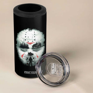 Halloween Jason Hockey Mask Friday 13th Slasher 4 in 1 Can Cooler Tumbler TS11 Print Your Wear