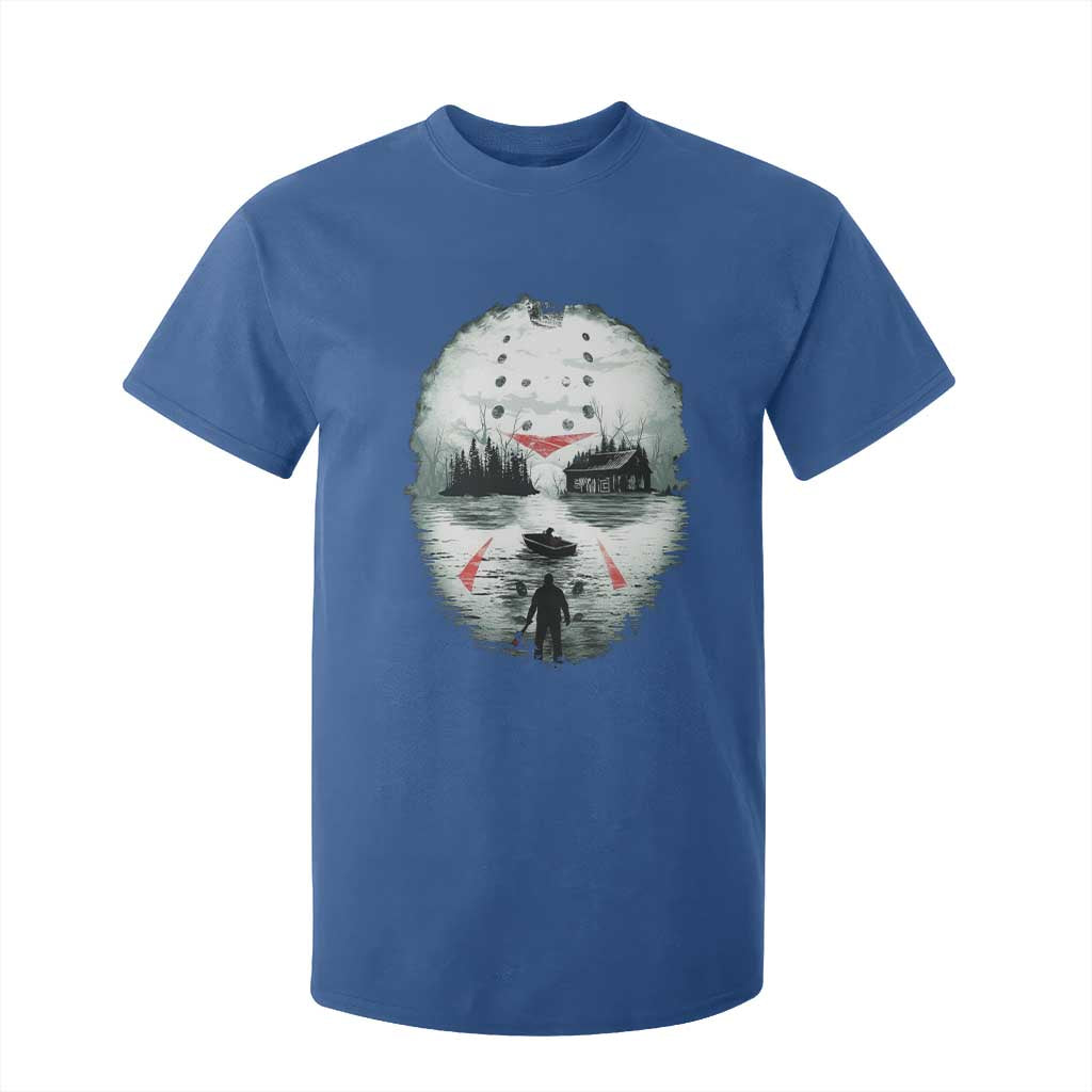 Halloween Jason Hockey Mask Friday 13th Slasher T Shirt For Kid TS11 Royal Blue Print Your Wear