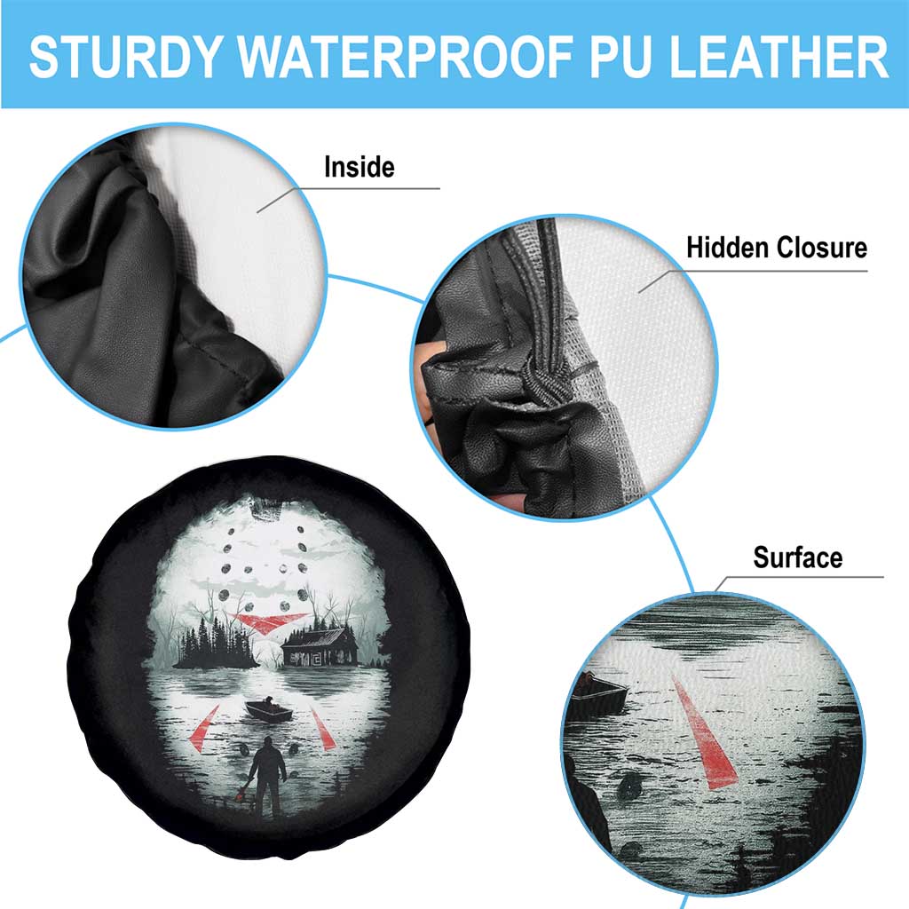 Halloween Jason Hockey Mask Friday 13th Slasher Spare Tire Cover TS11 Print Your Wear