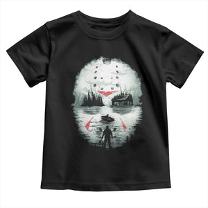 Halloween Jason Hockey Mask Friday 13th Slasher Toddler T Shirt TS11 Black Print Your Wear
