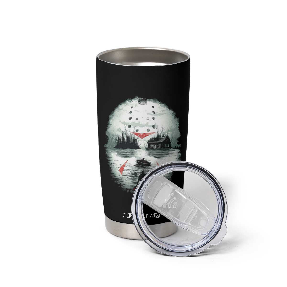 Halloween Jason Hockey Mask Friday 13th Slasher Tumbler Cup TS11 Print Your Wear