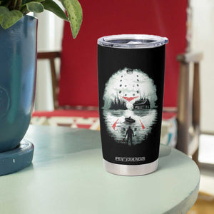 Halloween Jason Hockey Mask Friday 13th Slasher Tumbler Cup TS11 Print Your Wear